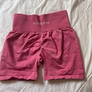 Pcheebum  Pink Scrunchbutt High Waisted Shorts size M